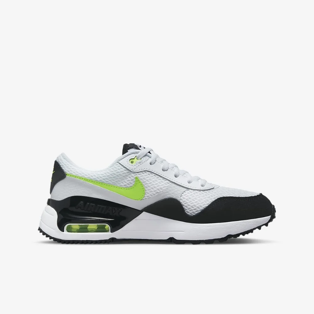 New Nike Air Max SYSTM Men's Shoes White/ Black Volt Pure Sz 11.5 - Picture 3 of 10